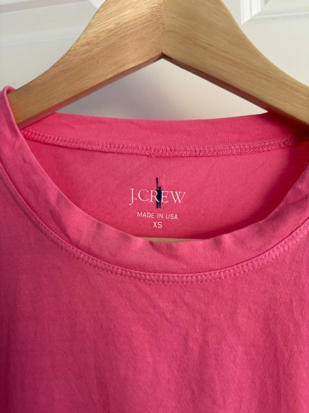 J.Crew bright pink muscle tank